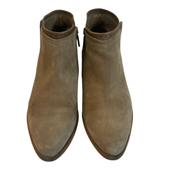 Italeau Miralda Brown Suede Ankle Booties - Picture 8 of 10